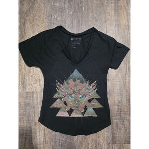 Element Womens Colorful Bird Shirt Size Small